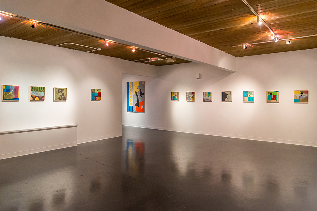 Cecille R. Hunt Gallery Tom Lang's "Scratching"