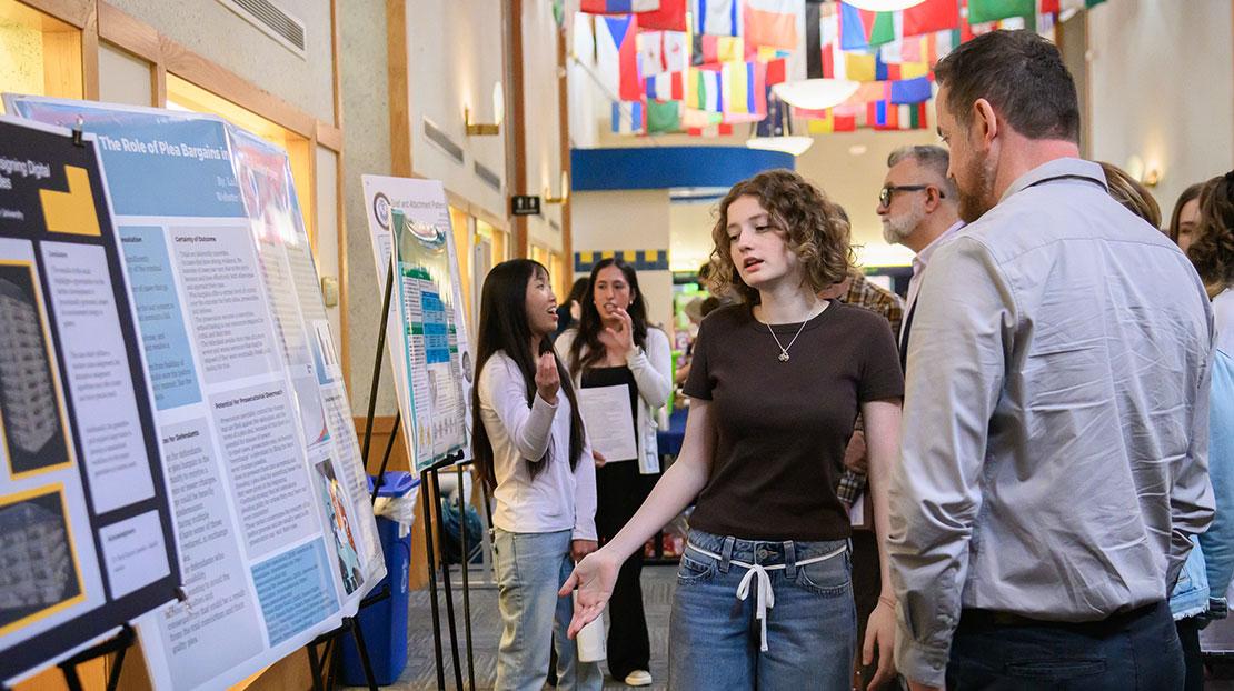 Laila Cejvan shares her poster, The Role of Plea Bargains in the Criminal Justice System