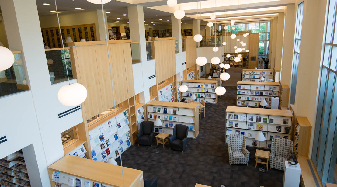 The Emerson Library, main entrance