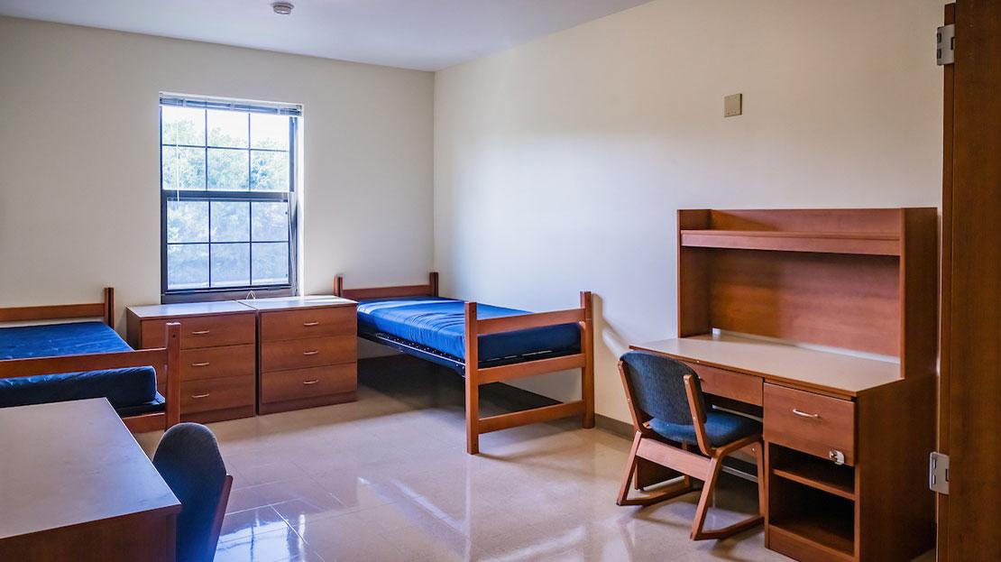 A dorm room in east hall.
