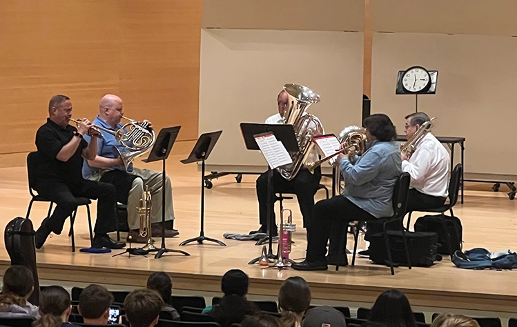 members of Clarion Brass