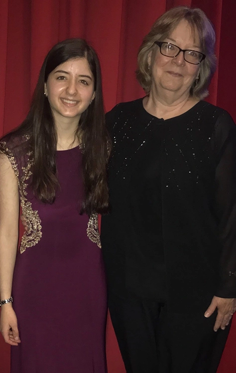 Evyn Levy with Jeanine York-Garesché