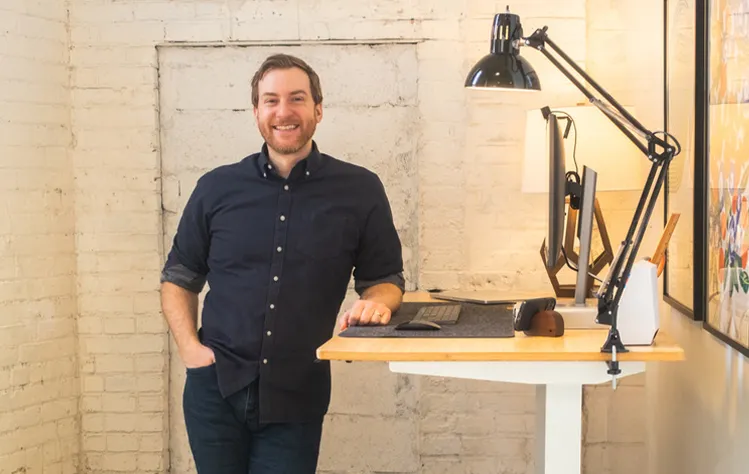 Ben Shown in his office