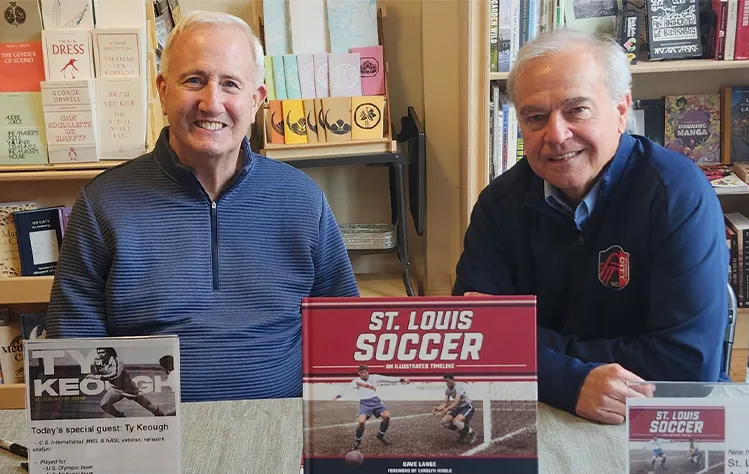 Dave Lange and Ty Keough, former U.S. Men's National Team player