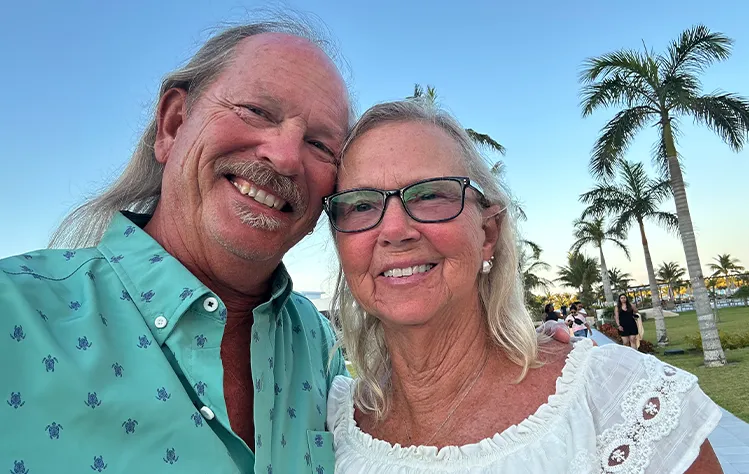 Keith Thorn and his wife