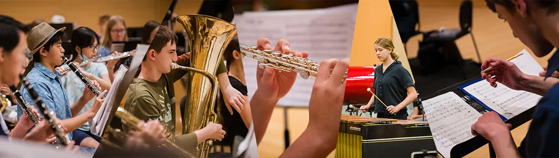 Webster music summer camp scenes